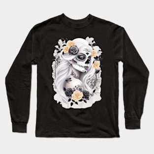 Catrina de Oro- Golden Catrina Long Sleeve T-Shirt